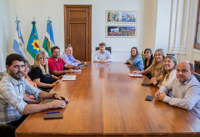 Wesner se reunió con los delegados de las localidades